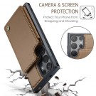 CaseMe Deksel med kortlomme Samsung Galaxy S25 Ultra 5G brun thumbnail