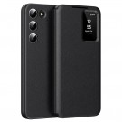 Smart Clear View Flip deksel Samsung Galaxy S22 5G - Svart thumbnail