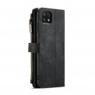 CaseMe retro multifunksjonell Lommebok deksel Samsung Galaxy A22 5G svart thumbnail