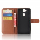 Lommebok deksel for Sony Xperia XA2 brun thumbnail
