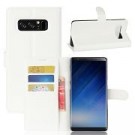 Lommebok deksel for Samsung Galaxy Note 8 hvit thumbnail