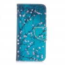Lommebok deksel for iPhone X/XS - Rosa blomster thumbnail
