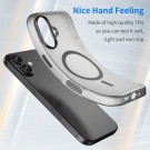 Tech-Flex Frosted TPU Deksel for iPhone 17 MagSafe - Svart thumbnail