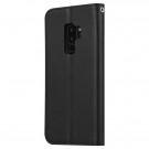Flip Lommebok deksel ekstra kortlomme for Galaxy S9 Plus svart thumbnail