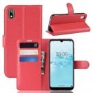 Lommebok deksel for Huawei Y5 (2019) rød thumbnail