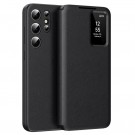 Smart Clear View Flip deksel Samsung Galaxy S25 Ultra 5G - Svart thumbnail