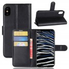 Lommebok deksel for iPhone X/XS svart thumbnail