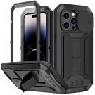 R-JUST Hybrid-deksel med kamerabeskyttelse iPhone 14 Pro - Svart thumbnail