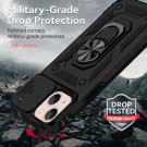 Tech-Flex TPU Deksel med magnetisk Ring Grep iPhone 14 Plus svart thumbnail
