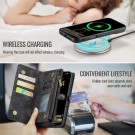 CaseMe 2-i-1 Lommebok deksel iPhone 16 Plus svart thumbnail
