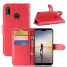 Lommebok deksel for Huawei P20 lite rød thumbnail