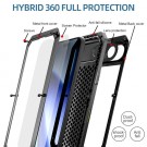 Redpepper Hybrid-deksel med 360° beskyttelse iPhone 17 Air - Svart thumbnail
