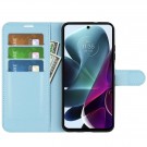 Lommebok deksel for Motorola Moto G200 5G blå thumbnail