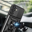 Tech-Protect TPU + PC Deksel med Ring Grep Samsung Galaxy S25+ Plus 5G svart thumbnail
