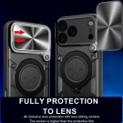Tech-Flex Hybrid TPU Deksel med Ring Kickstand iPhone 17 Pro Max svart thumbnail