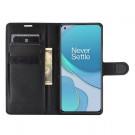 Lommebok deksel for OnePlus 8T svart thumbnail