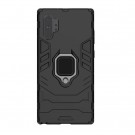 Panther TPU + PC Deksel med Ring Grep Galaxy Note 10+ Plus svart thumbnail