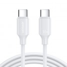 JOYROOM USB-C til USB-C 60W Ladekabel 1m - hvit thumbnail
