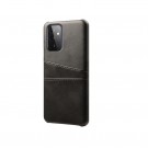 Tech-Flex TPU Deksel med PU-lær plass til kort Galaxy A72 svart thumbnail