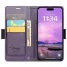 CaseMe Lommebok deksel for iPhone 16 Lilla thumbnail