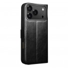 QIALINO Lommebok deksel ekte Lær for iPhone 18 Pro Max svart thumbnail