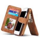 CaseMe 2-i-1 Lommebok deksel iPhone 7/8/SE (2020/2022) brun thumbnail