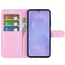 Lommebok deksel for Samsung Galaxy S26 5G rosa thumbnail