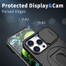 Tech-Flex TPU Deksel med Ring Grep og MagSafe iPhone 16 Pro Max svart thumbnail