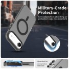 Tech-Flex Frosted TPU Deksel for iPhone 17 Air MagSafe - Svart thumbnail