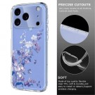 Fashion TPU Deksel for iPhone 17 Pro - blomster thumbnail