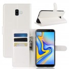 Lommebok deksel for Samsung Galaxy J6 plus (2018) hvit thumbnail