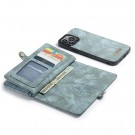 CaseMe 2-i-1 Lommebok deksel iPhone 13 Pro blå thumbnail