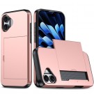 Hybrid TPU + PC Deksel plass til kort iPhone 17 Roségull thumbnail
