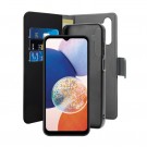 Puro 2-i-1 Magnetisk Lommebok-deksel Samsung Galaxy A15 Svart thumbnail