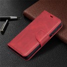 Lommebok deksel for Samsung Galaxy S21 5G rød thumbnail