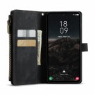 CaseMe retro multifunksjonell Lommebok deksel Samsung Galaxy S24 5G svart thumbnail