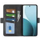 Lommebok deksel Premium for Oppo Reno 14 5G svart thumbnail