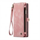 CaseMe 2-i-1 Lommebok deksel Samsung Galaxy S25 Ultra 5G rosa thumbnail