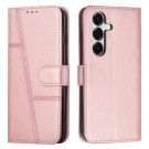 Lommebok deksel Stitching for Samsung Galaxy S26+ Plus 5G Roségull thumbnail