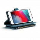 CaseMe retro Multifunksjonell Lommebok deksel iPhone 6/6S/7/8/SE (2020/2022) blå thumbnail