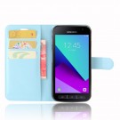 Lommebok deksel for Samsung Galaxy Xcover 4/4S blå thumbnail