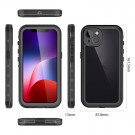 Redpepper Hybrid Deksel Vanntett iPhone 13 svart thumbnail