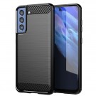 Tech-Flex TPU Deksel Carbon for Samsung Galaxy S21 FE 5G svart thumbnail