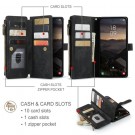 CaseMe multifunksjonell Lommebok deksel Samsung Galaxy S25 FE 5G svart thumbnail