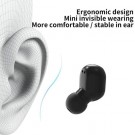 TWS Bluetooth In-Ear Hodetelefoner mini Bluetooth 5.0 - Svart thumbnail