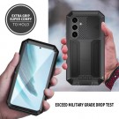 R-JUST Hybrid-deksel 360° beskyttelse Samsung Galaxy S25+ Plus 5G - Svart thumbnail