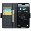 CaseMe Lommebok deksel for iPhone 18 Pro Max svart thumbnail