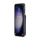 Fierre Shann TPU Deksel med PU-lær plass til kort Samsung Galaxy S24+ plus 5G svart thumbnail