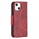 Lommebok deksel for iPhone 13 Mini rød thumbnail