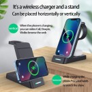 Trådløs Dockingstasjon 3-i-1 iPhone / iWatch / Airpods - Hvit thumbnail